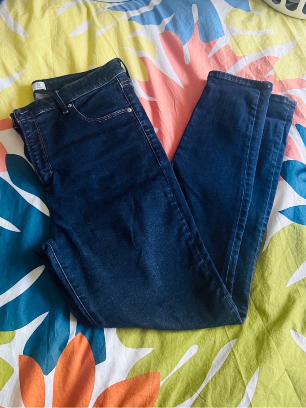 Abercrombie & Fitch The Super Skinny High Rise 31/12R Dark Blue Denim